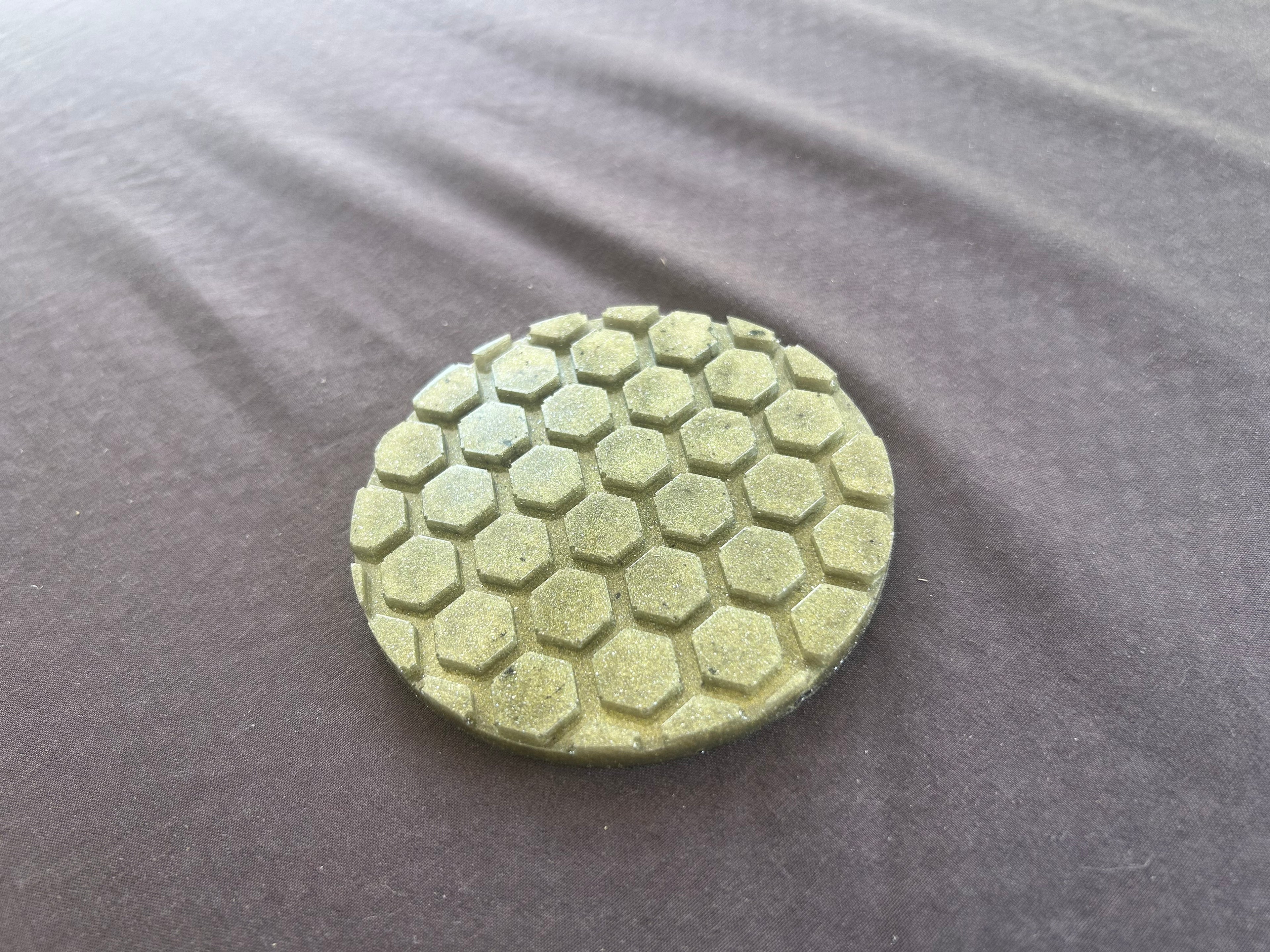 Experimental Solar Shift - Gold & Black Coaster