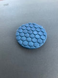 Blue Ink Flow Honeycomb Coaster