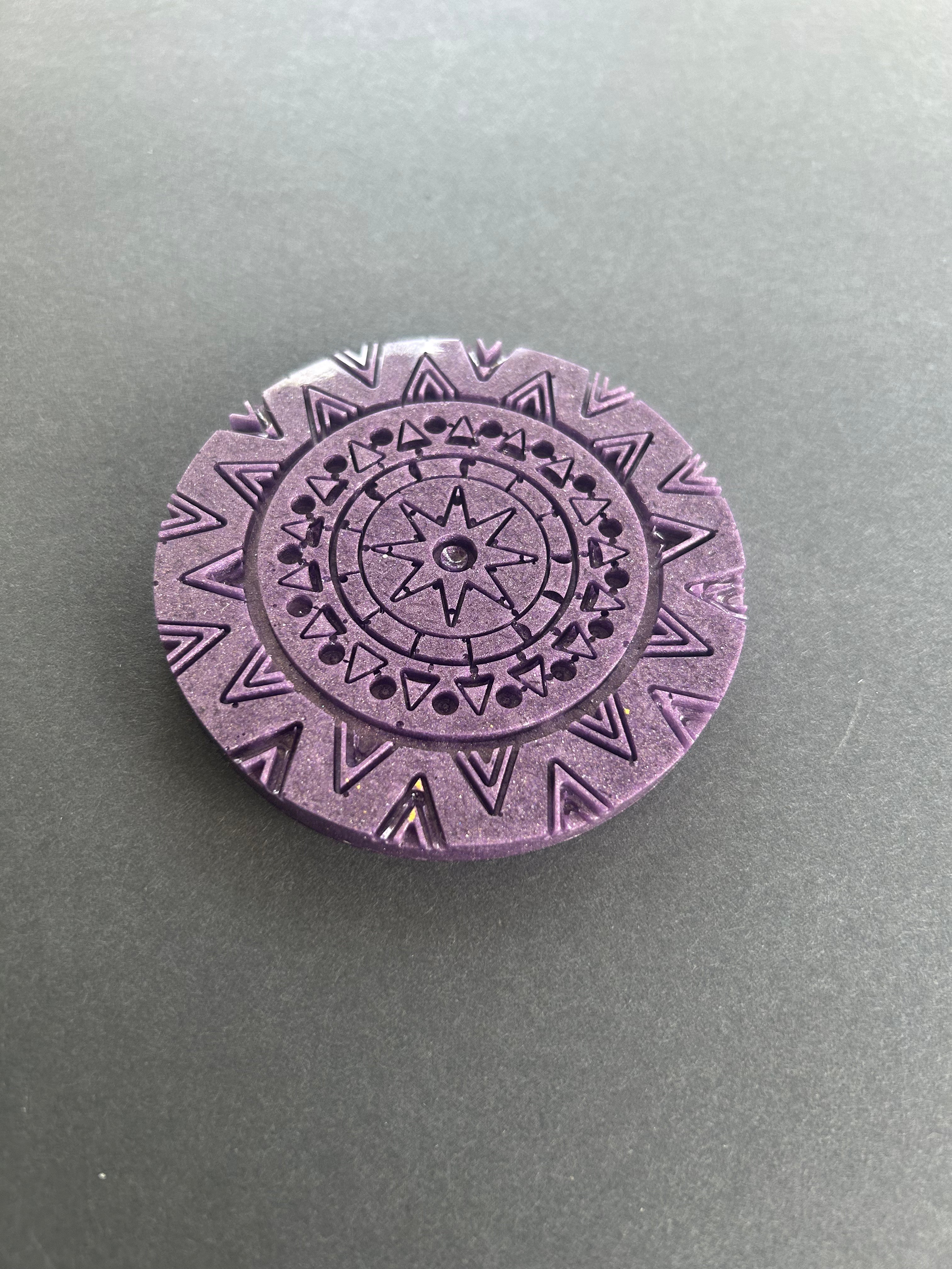 Experimental Eclipse Mandala Coaster