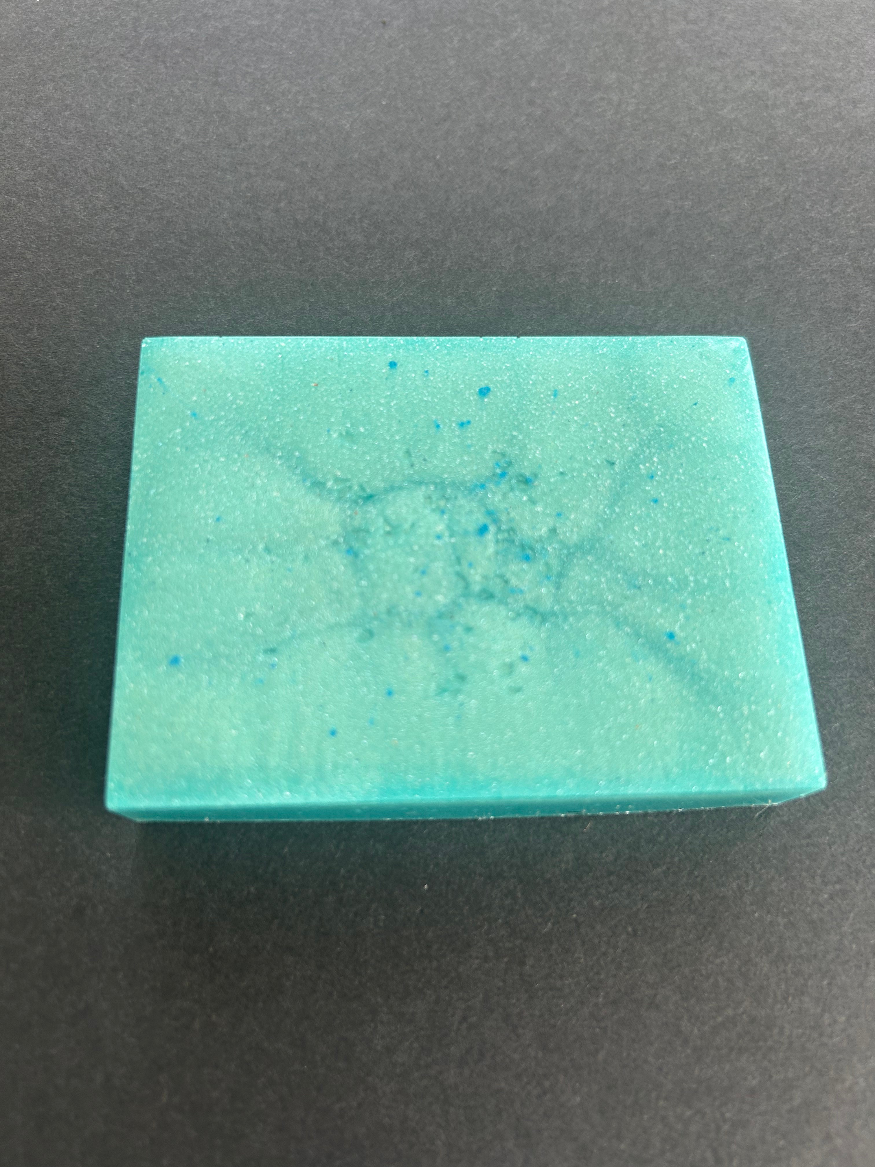 Experimental Blue Flow Resin Block