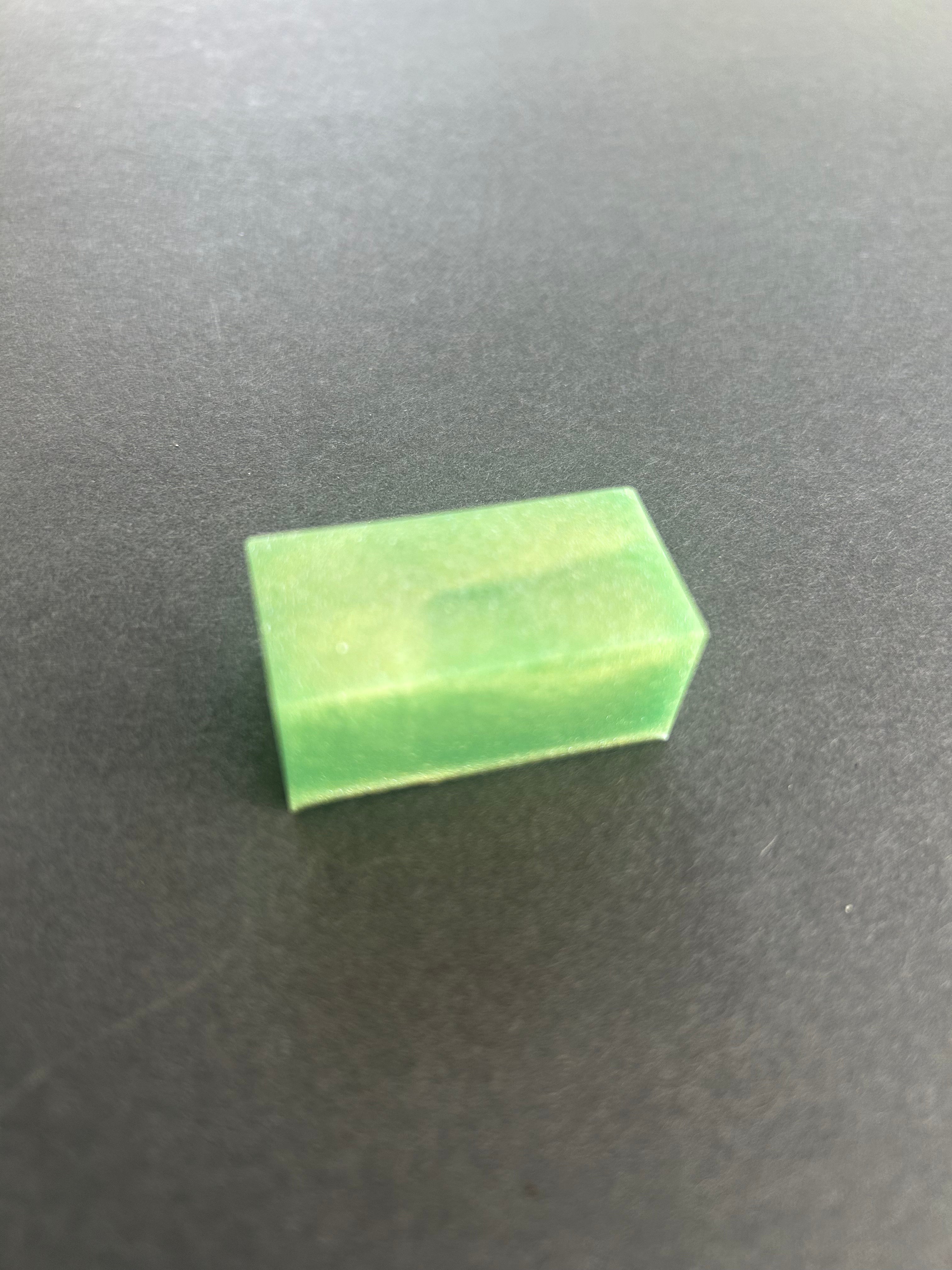 Earth Flow Golden Current Resin Block