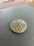 Experimental Shadow Gold Honeycomb Coaster