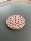 Experimental Mauve Honeycomb Coaster