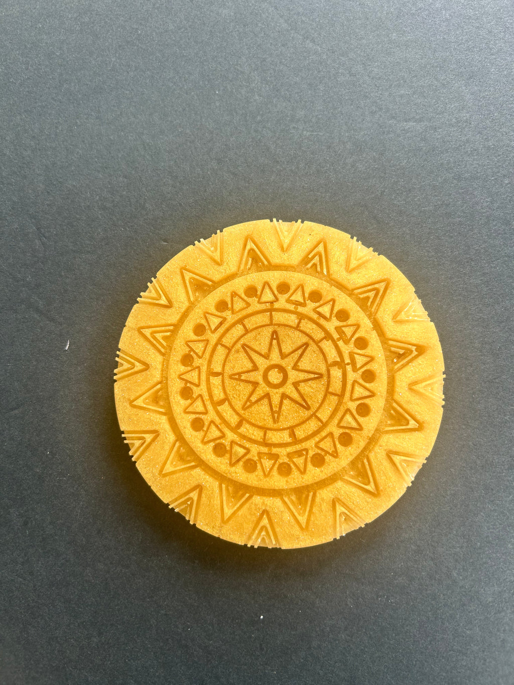 Solar Mandala Coaster