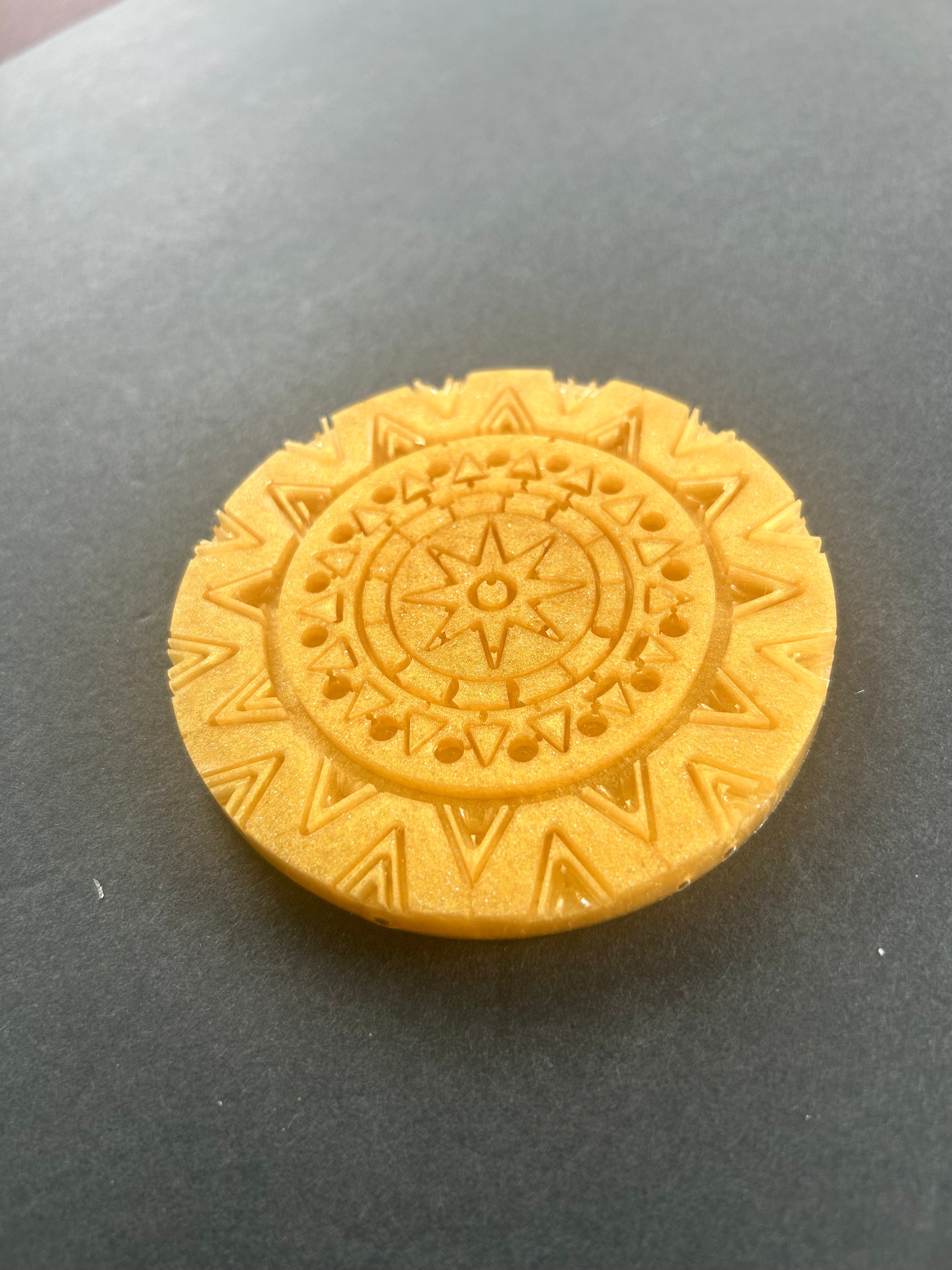 Solar Mandala Coaster