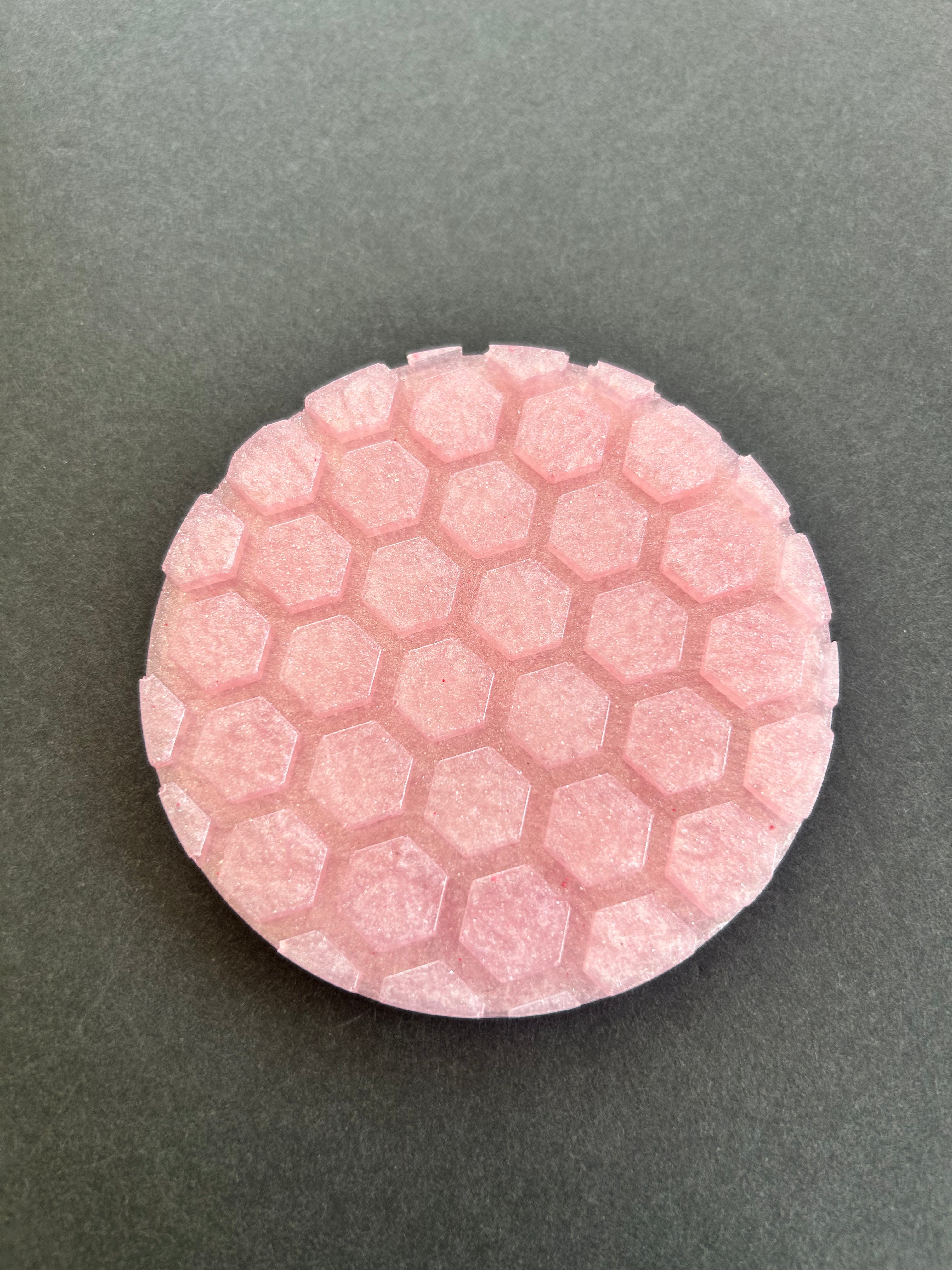 Skyflow Rose Honeycomb Coaster