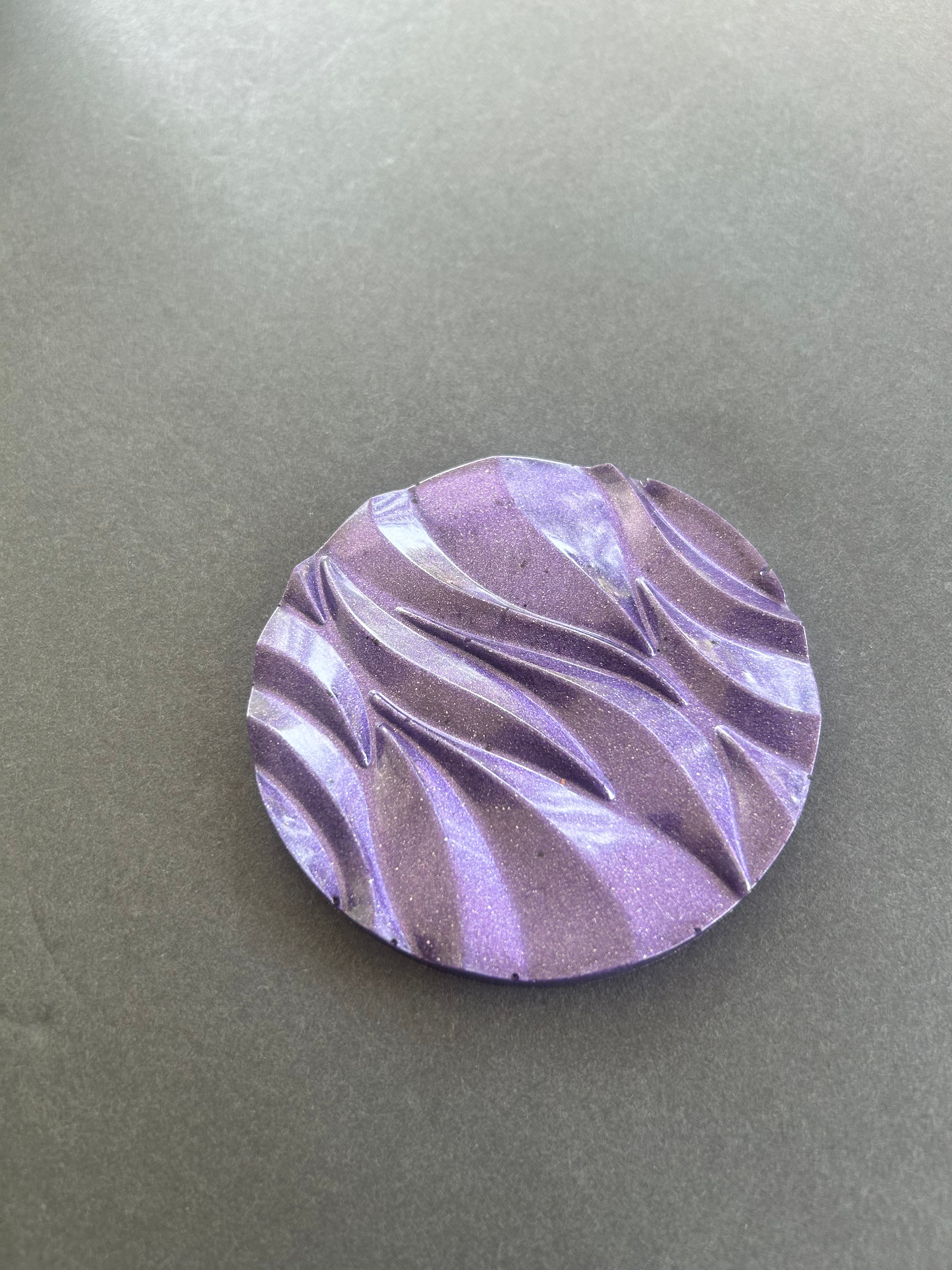 Amethyst Violet Wave Coaster